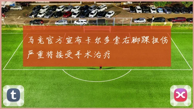 马竞官方宣布卡尔多索右脚踝扭伤严重将接受手术治疗